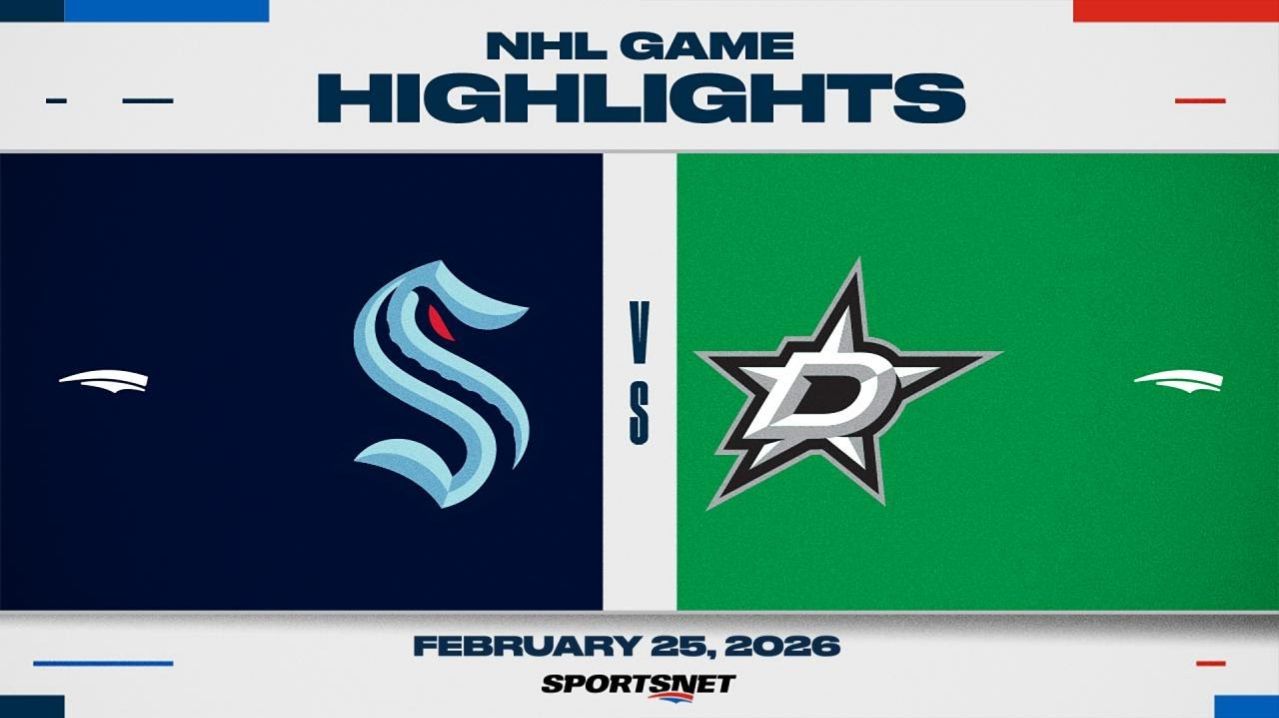 NHL Highlights | Kraken vs. Stars - February 25, 2026