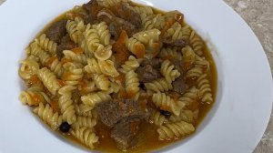 Макароны с мясом