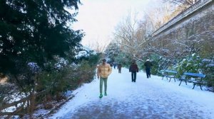 Снежный Париж ❄️ Атмосферная прогулка по зимним улицам 2026 🚶♂️