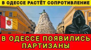 В Одессе растёт сопротивление. В Одессе появились партизаны. Колобок из Одессы