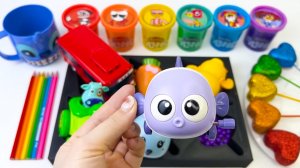 Слайм киндеры играем вместе