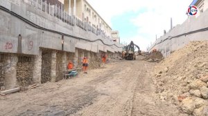 Строительная готовность спуска на Адмирала Октябрьского достигла 76%