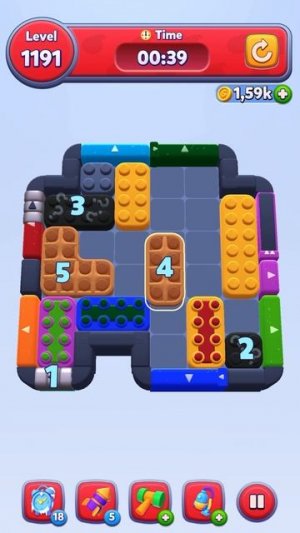 Color Block Jam 1191 Уровень