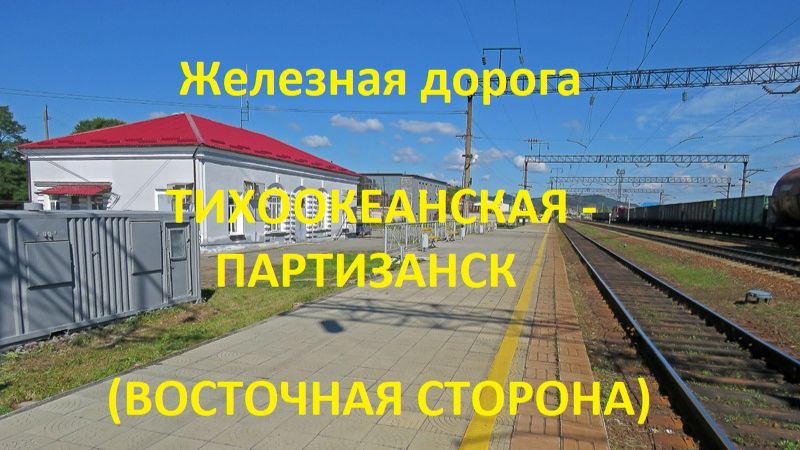 Железная дорога Тихоокеанская - Находка - Партизанск (вид из окна поезда, восточная сторона) (ДВЖД)