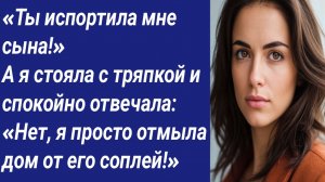 Истории со Смыслом/«Ты испортила мне сына!» А я стояла с тряпкой и спокойно отвечала: «Нет....