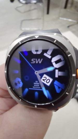Огромные цифры для WearOS Galaxy Watch Ultra
