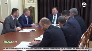 Махмуд-Али Калиматов провел рабочее совещание с Аланом Цалиевым