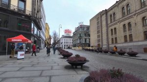 ОСЛО НОРВЕГИЯ 2026: Прогулка в арктический холод по заснеженному городу