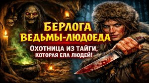 БЕРЛОГА ВЕДЬМЫ-ЛЮДОЕДА в Тайге. ОХОТНИЦА ИЗ ТАЙГИ, КОТОРАЯ ЕЛА ЛЮДЕЙ! Таёжная Мистика. Тайга