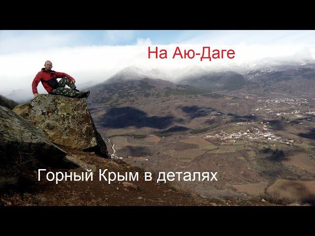 Вершина Аю-Дага. Древние стены в лесу