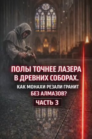 Полы точнее лазера в древних соборах. Как монахи резали гранит без алмазов ? Часть 3
