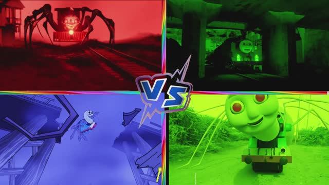 МУЛЬТИКИ: МУТАНТ‑ПОЕЗД vs ДРУЖЕЛЮБНЫЙ ПАРОВОЗ vs ТЁМНЫЙ РЕЛЬСОЗВЕРЬ — ЖЕЛЕЗНОДОРОЖНОЕ ШОУ! 🚂 смотреть онлайн