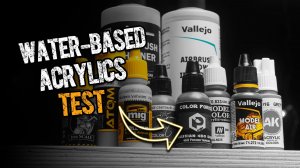 Тест водных акрилов | ЛУЧШАЯ краска для рисования камуфляжа