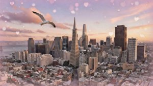 Сан Франциско с высоты птичьего полета