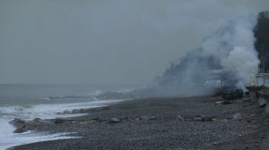 Сочи Сайлент Хилл. Дым, туманы, облачность, зима.