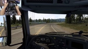 Volvo VNL на просторах Америки 🚛 Дальнобой в ATS за рулём 🌄