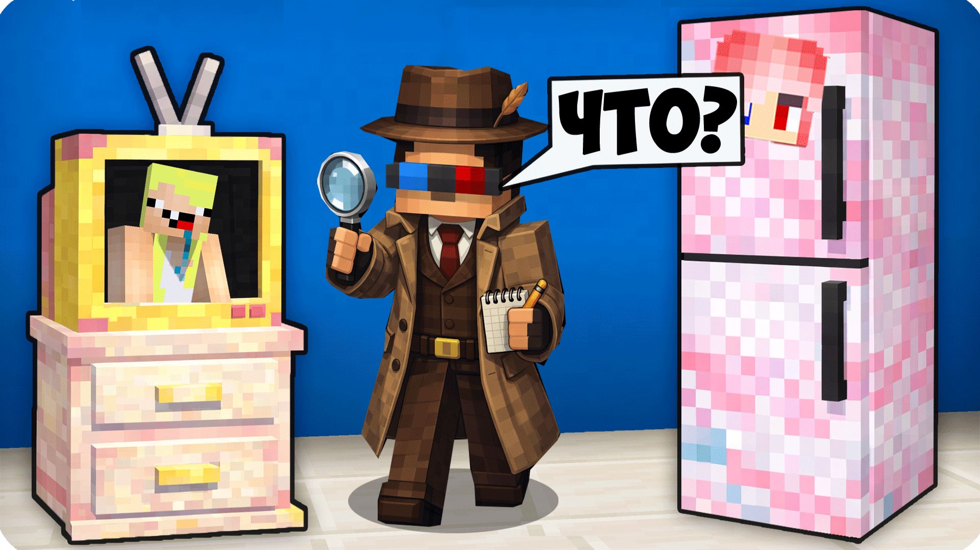 😝СТАНОВЛЮСЬ ЛЮБЫМ Предметом в МАЙНКРАФТ! НУБИК смотреть онлайн