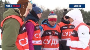 В Москве прошли соревнования по лыжным гонкам Спартакиады Организации «Динамо» № 25