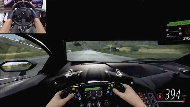 Lamborghini Essenza SCV12: 1600 трековых сил 🔥 Дрифт в Forza Horizon 5 с рулём 🏁 смотреть онлайн