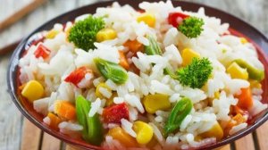 Рис с овощами.