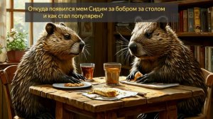 Откуда песня Сидим за бобром за столом и как стал популярен?