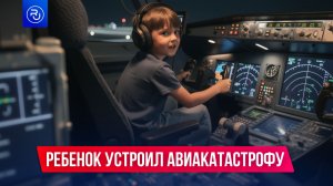 Ребенок устроил самую нелепую авиакатастрофу