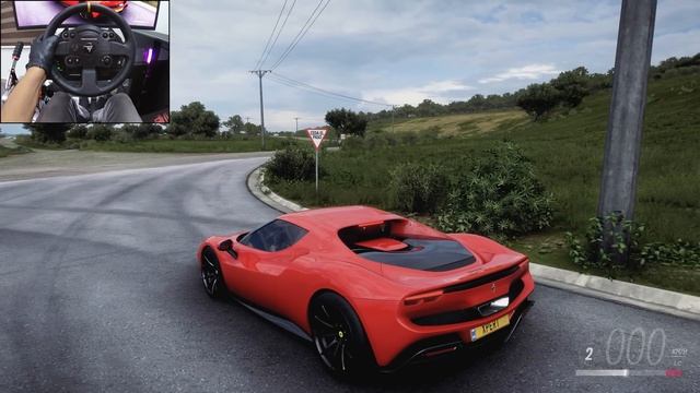 Ferrari 296 GTB: гибридная страсть 🔥 Дрифт в Forza Horizon 5 на рулях 🏁 смотреть онлайн