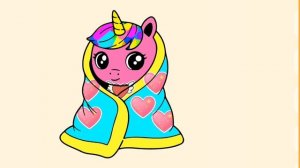 РАСКРАСКА. МИЛЫЕ ПОНИ