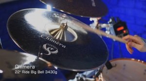 Chimera - 22 Ride Big Bell 3430g by Symrna Cymbals