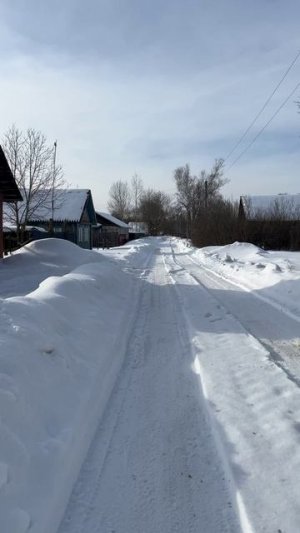 Когда весна придет ?)#деревенский #Дом #деревня