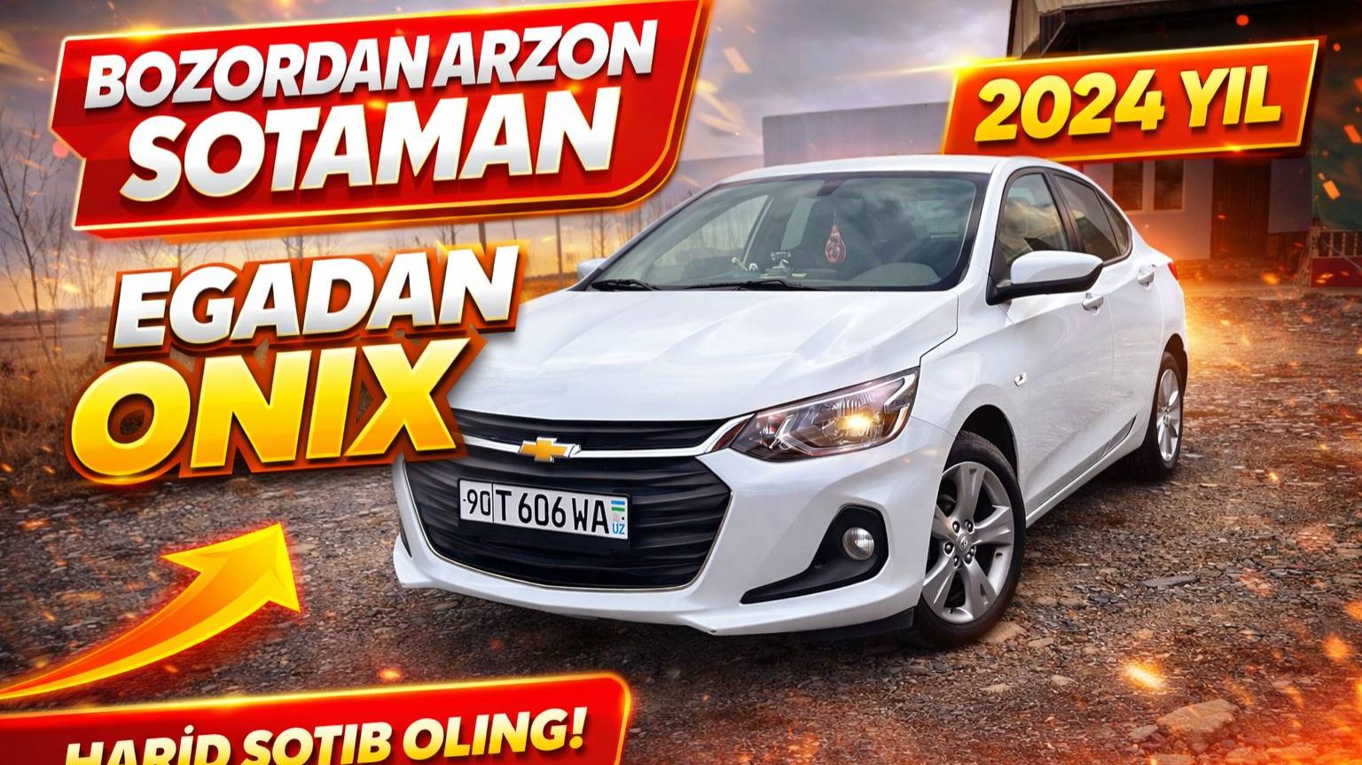 Arzon Onix, Egadan Onix, Onix 2024 Yil