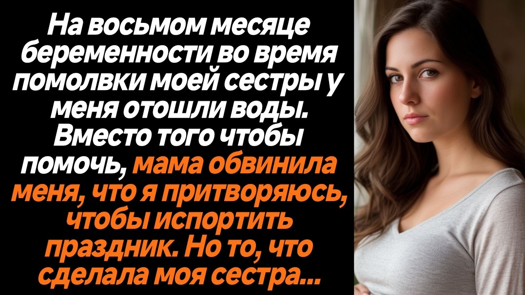 Жизненные Истории/На восьмом месяце беременности во время помолвки сестры у меня отошли воды, смотреть онлайн