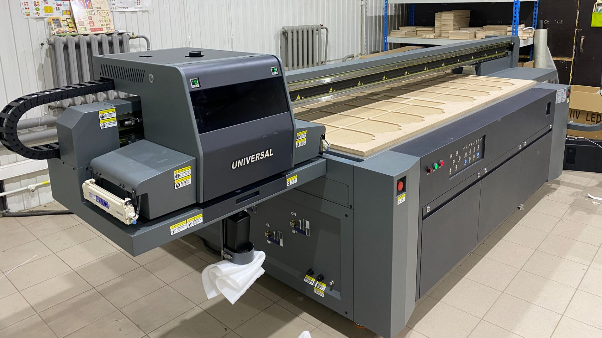 2513 УФ принтер печать с высоты 5 мм ГЕН6 САЙН КЛИК