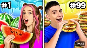 100 видов ЕДЫ за 24 Часа !