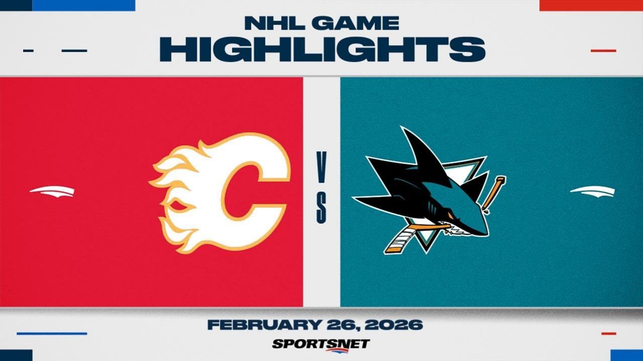 NHL Highlights | Flames vs. Sharks - February 26, 2026 смотреть онлайн