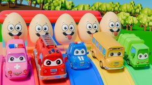 Песенка про семейство пальчиков и детёныша акулы — Изучение цветов и длинная горка — Детские песни