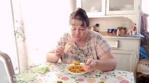 На обед тушеная картошечка. Приятного аппетита 😉