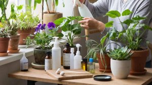 Эта обработка помогает избавиться от паутинного клеща и корневых гнилей одновременно.