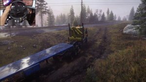 Ремонт железной дороги 🚂 Тяжёлая техника в SnowRunner Season 11 за рулём ❄️