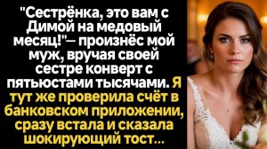 ИСТОРИИ ИЗ ЖИЗНИ/Сестрёнка, это вам с Димой  подарок на медовый месяц