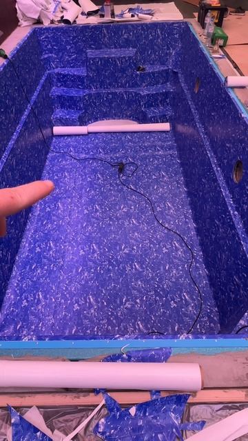 Самое сложное сделали в отделке бассейна