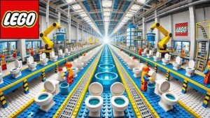 Фабрика по производству унитазов LEGO