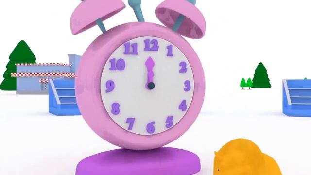 Учим цифры на часах вместе с Динозавриком - Для детей
