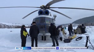 Зоны для посадки Ми-8 снова готовят в отдалённых посёлках Таштагольского округа