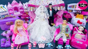 Играем в игрушки из мультика принцесса кукла Барби. Мультфильм для детей. ASMR АСМР