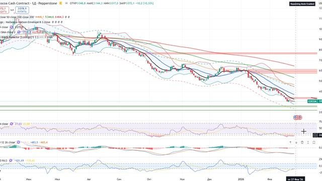 Анализ (сырьевого) рынка 27.02.2026 / Серебро по $100 (фиксируйте прибыль) / Нефть от шорта по $75 смотреть онлайн
