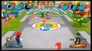 Mario Sports Mix (Wii U) - Dodgeball - Tournament Mode (Hard) (3-on-3) (360p)