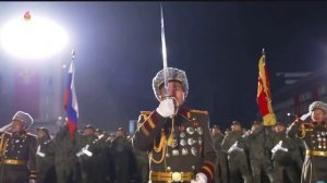 В торжественной обстановке прошел военный парад в честь IX съезда ТПК

Пхеньян, 26 февраля.