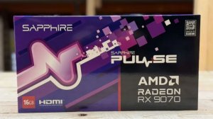 Sapphire AMD Radeon RX 9070 PULSE чипы SAMSUNG и тесты  в играх!