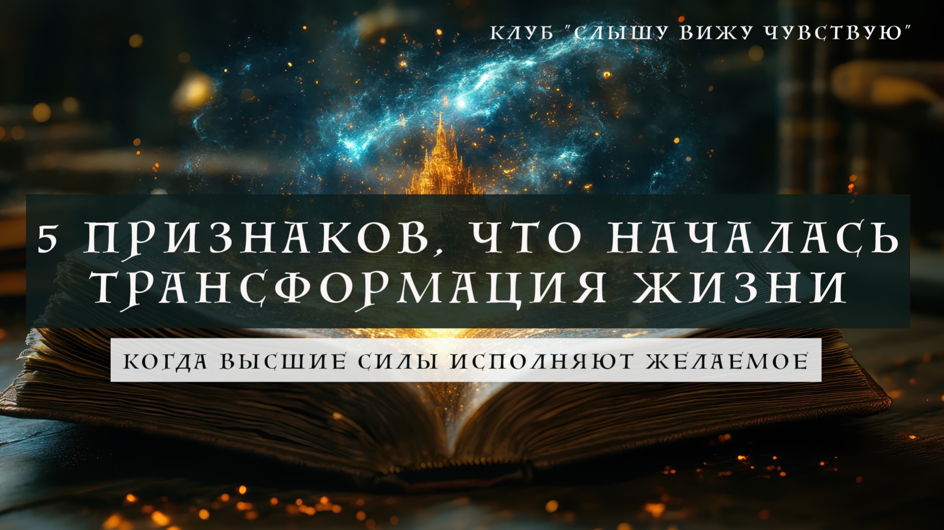 Признаки трансформации жизни смотреть онлайн